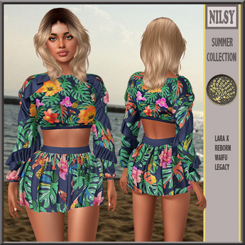 Second Life Marketplace - TROPICAL PRINT OUTFIT